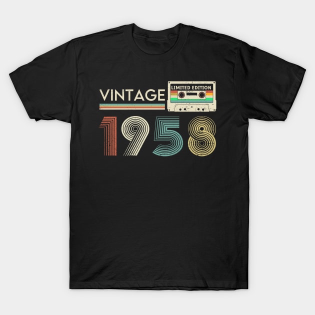 Vintage 1958 Limited Cassette T-Shirt by xylalevans